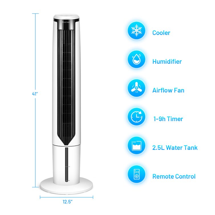 Tower air cooler with 2024 remote